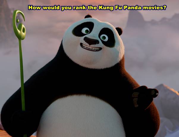 How would you rank the Kung Fu Panda movies?